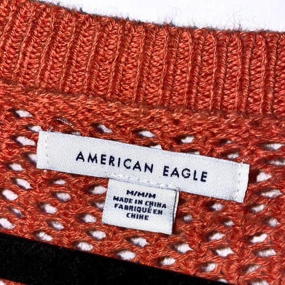 American Eagle Orange Sweater - Picture 3 of 3
